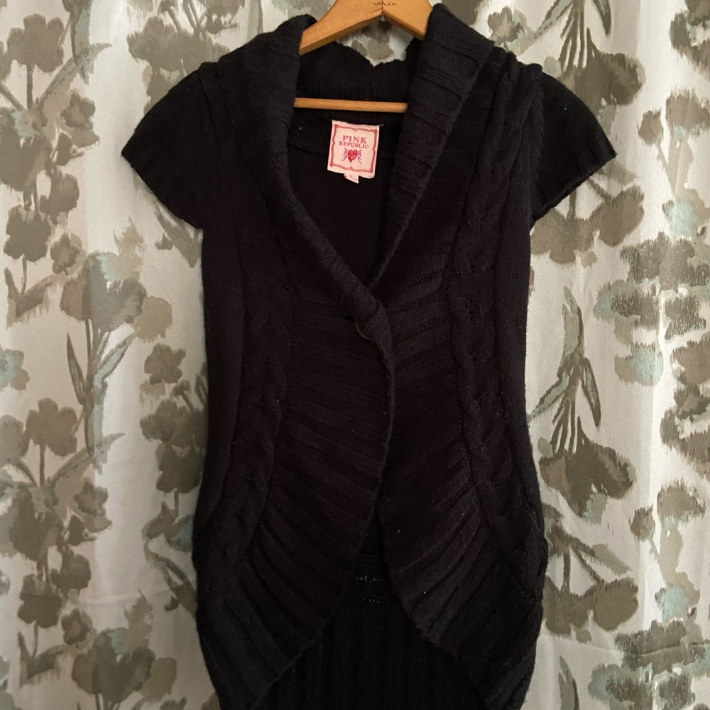 Black cover sweater